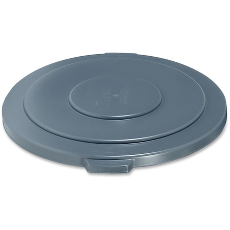 Rubbermaid Commercial BRUTE Brute 55-Gallon Container Lid, Gray, Plastic; High-density Polyethylene (HDPE), 29.1" W/Dia RCP265400GY
